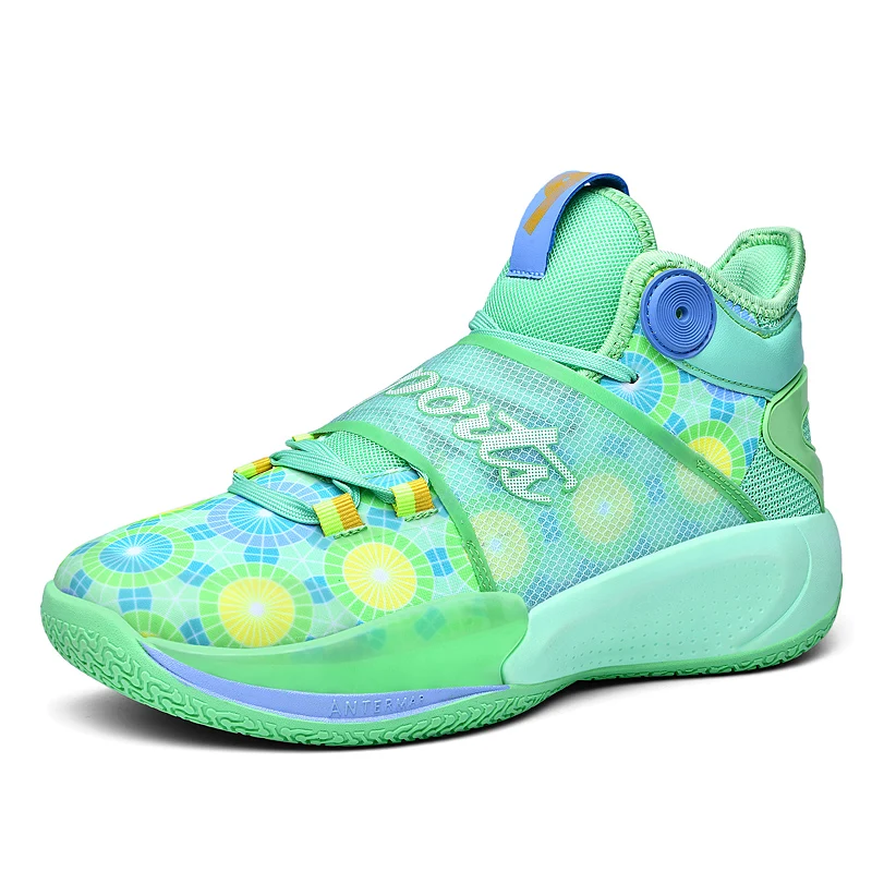 

Hot Sale Male Woman Gym Basketball Boots Original Brand Youth Mid Top Basketball Shoe Outdoor Training Athletic Shoe Size 36-45