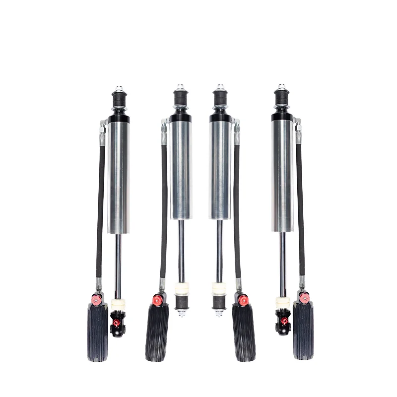Aumer Compression Damping Adjustable Shock Absorber - Off Road Remote Reservoir Lift Suspension Kit for Landcruiser 80 105