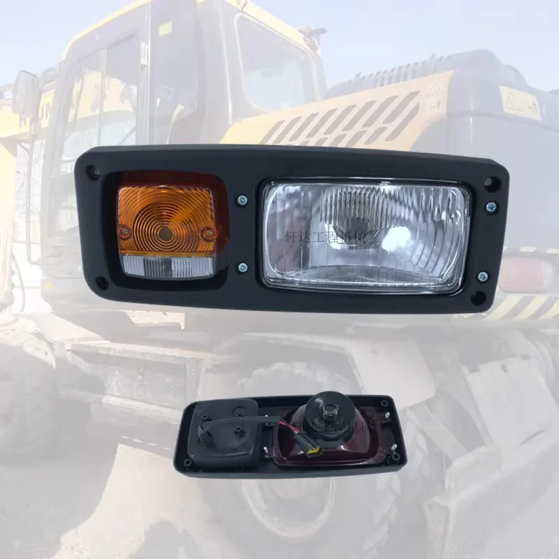 

For HYUNDAI Excavator Headlight R210W-9 210W-7 150W-9 60W-9 Hook Wheel Dig Taillight Turn Light Steering Lamp Work Light