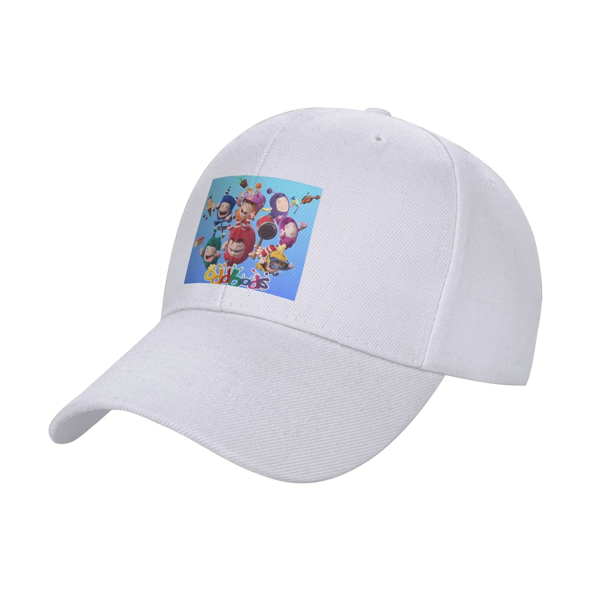 Fashion Oddbods TV Animation Curved Brim Baseball Cap Collegiate Style Hat Men