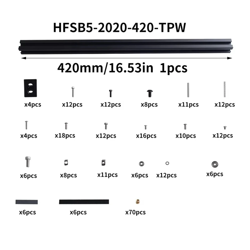 For Voron 2.4 300Mm Tapchanger Extruder Switch Tool Hardware Kit Stealthburner Extruder Aluminum Profiles & Fasteners