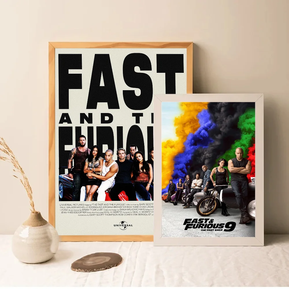 Classic Movies Fast and Furious Series Paul Walker Classic Movie HD Quality Poster Wall Art Painting Study Nordic Home Decor