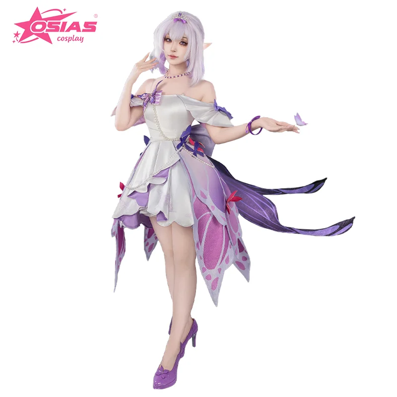 

OSIAS Castorice Cosplay Costume Set Castorice wig Castorice shoes recital Honkai: Star Rail