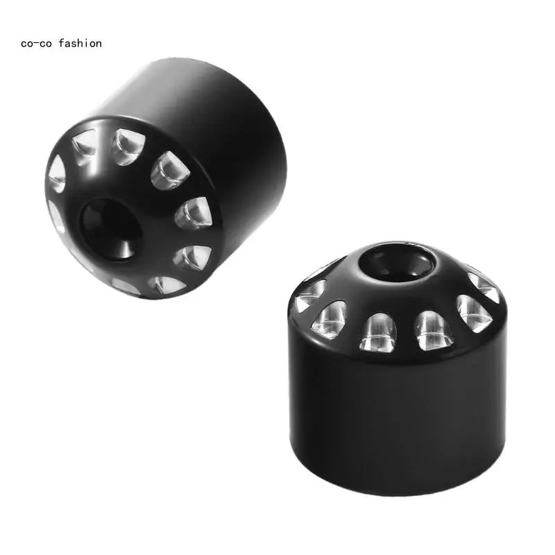 Anti Vibration Handlebar End Weights Vibration Dampening Handlebar End Caps Aluminum Handlebar Weights for Rykerr 600 517B