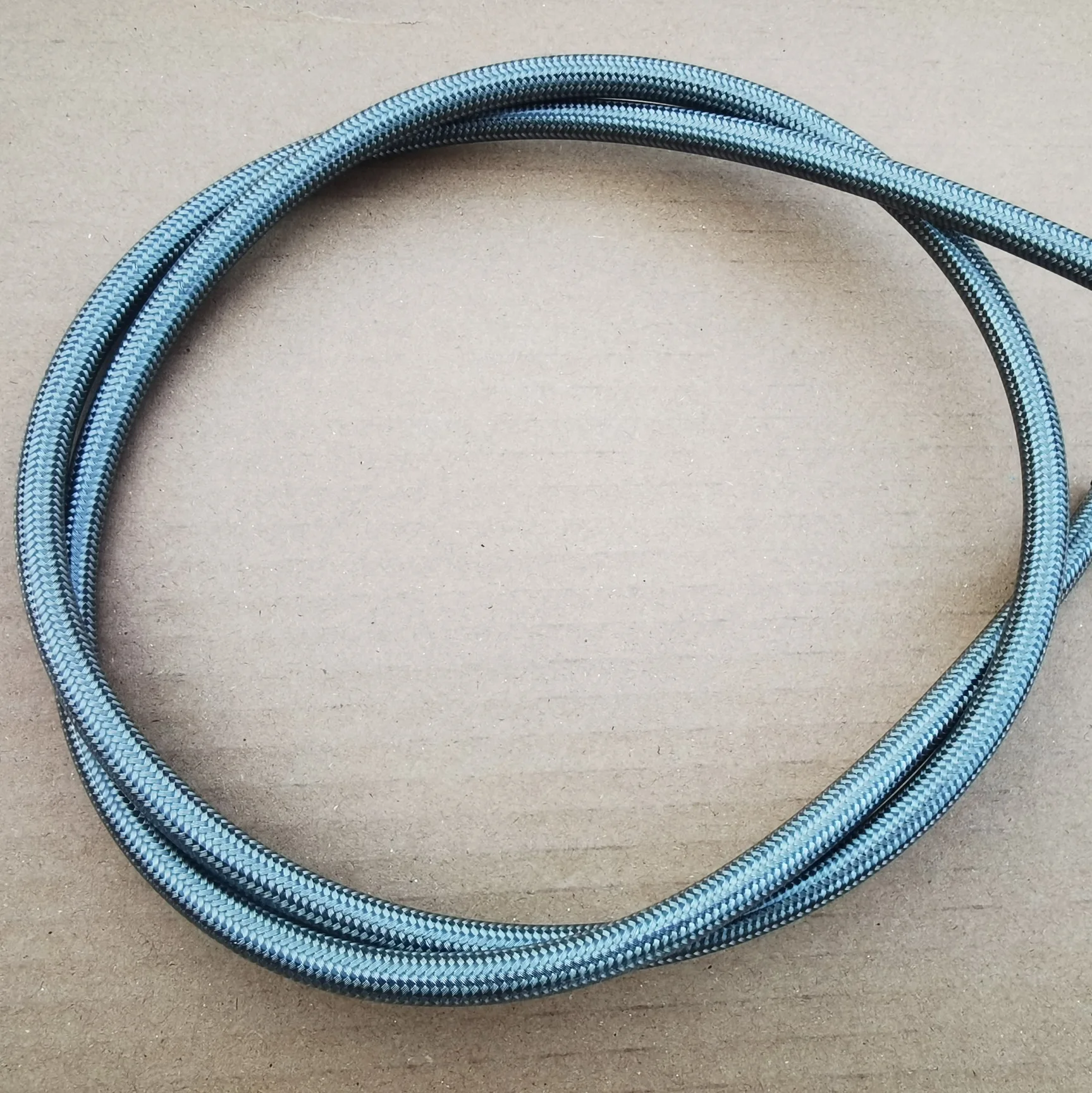 AN3 Stainless Braided Hydraulic PTFE Hose Line Tube x1 Meter For Brake Clutch Gauge Turbo and Vacuum System Use