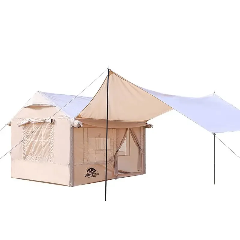 camping, fully automatic equipment, no need to build thicker, multi-person camping rainproof, oversized exquisite hut