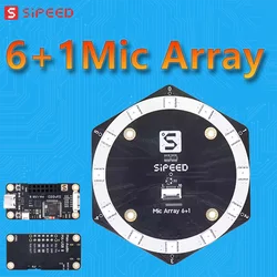 Sipeed Tarjeta de sonido USB con micrófono matriz y beamforming