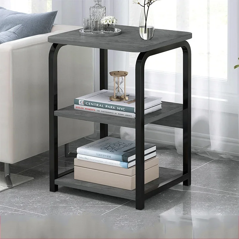 

Entrance Hall Side Table Modern Neat Mobile Black Luxury Balcony Coffee Tables Living Room Mesa Posta House Furnituree CJ047