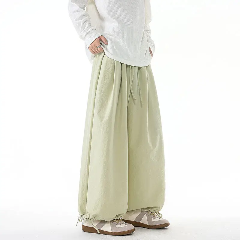 

LAPPSTER Korean Fashions Harajuku Harem Pants Overalls Men Loose Baggy Joggers Pants Designer Vintage Trousers Straight Pants