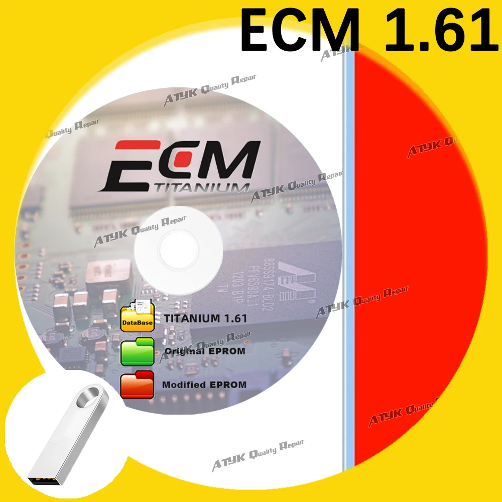 ECM Titanium V1.61 2024 Hot Sale Diagnostic software Automobile Maintenance 1.61 ECM Titanium Repair Tools tuning auto new vci