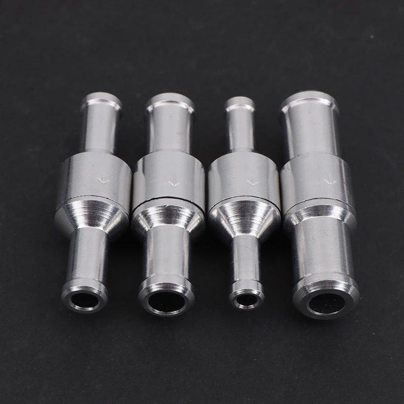 Fuel Non Return Check Valve Petrol Diesel For Car Automobile Oil Water Pumps 6-12mm Aluminium Alloy One Way Check Valve