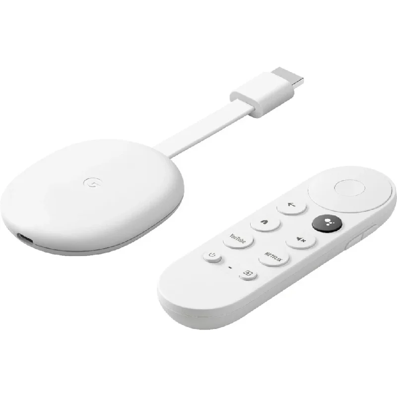 Proyector de Pantalla Chromecast de 4.ª Generación HD/4K con Google TV, Android 10, HDR10, Certificado por Netflix, Dolby Vision