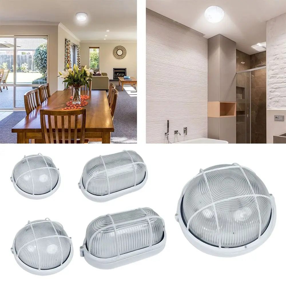 

Waterproof Explosion-Proof Lamp Die-cast Aluminum Frosted Glass Ceiling Lamp LED IP65 Dustproof Outdoor Wall Light Steam Room