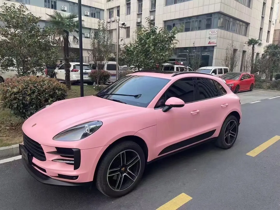 Tpu Kleur Ppf roze Vinyl Wrap Auto Kleur Veranderende Film Kersenroze Film Vinyl Kleur Veranderende Auto Films Roll