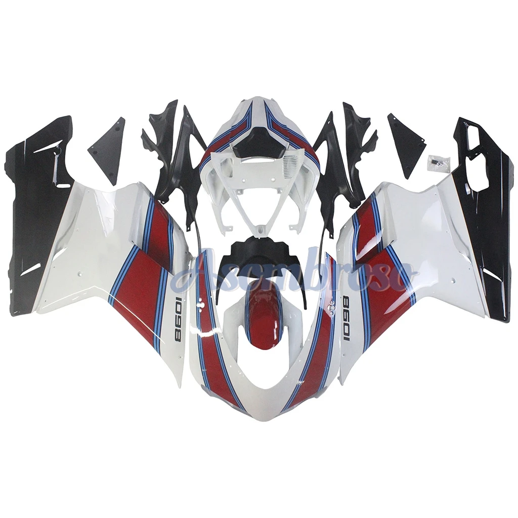 848 EVO Fairing kit For Ducati 1098S 1198S 2007 2008 2009 2010 2011 2012 Motorcycle Aftermarket Body kit