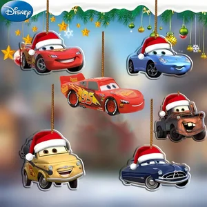 1/5 قطعة سيارات ديزني زينة عيد الميلاد أنيمي الكرتون الاكريليك طائرة شجرة عيد الميلاد الديكور المعلقات ديكور المنزل الاطفال لعبة الهدايا أعلى 10 مبيعات زخرفة شجرة عيد الميلاد ديزني - رقم 4