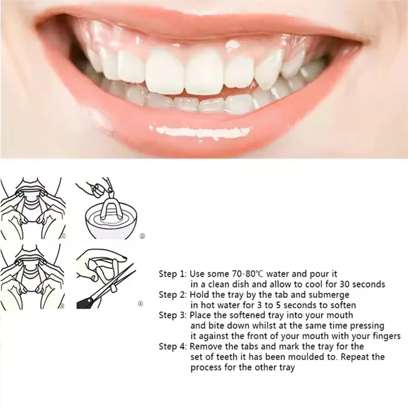 2-6pcs Silicone Braces Teeth Whitening Trays Moldable Sleeping Mouth Guard Prevent Tooth Grinding Teeth Bleaching Cleaning Tools image 4
