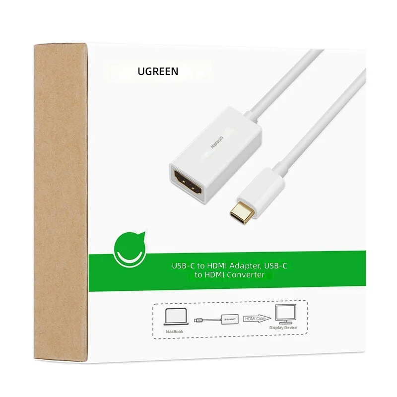 UGreen Type-C Turn HDMI the Converter Is Suitable for Apple Laptops MacBook Expand USB-C Extended HD Cable Adapter