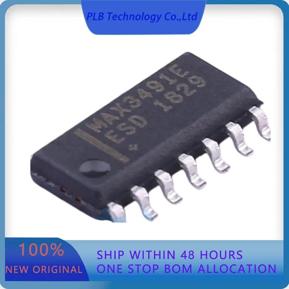 5PCS MAX3491EESD+T MAX3491  Transceiver 10Mbps SO-14 RS-485 / RS-422 ICs Original Stock