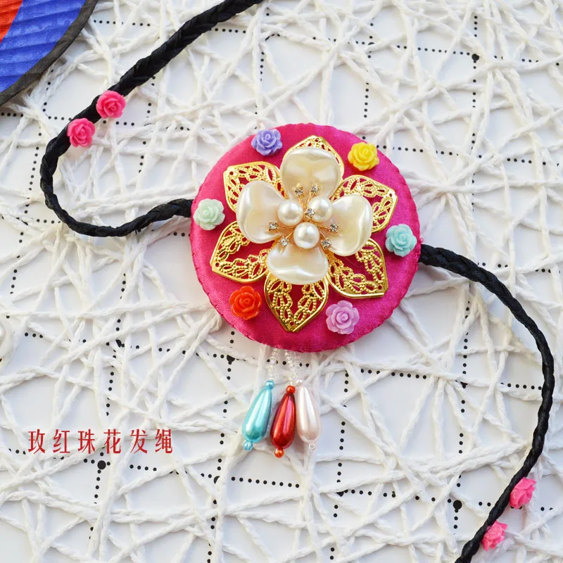 

South Korean Traditional National Headdress Dance Accessories Korean Cute Hair Rope Korean Dress Performance Accessories Parcel