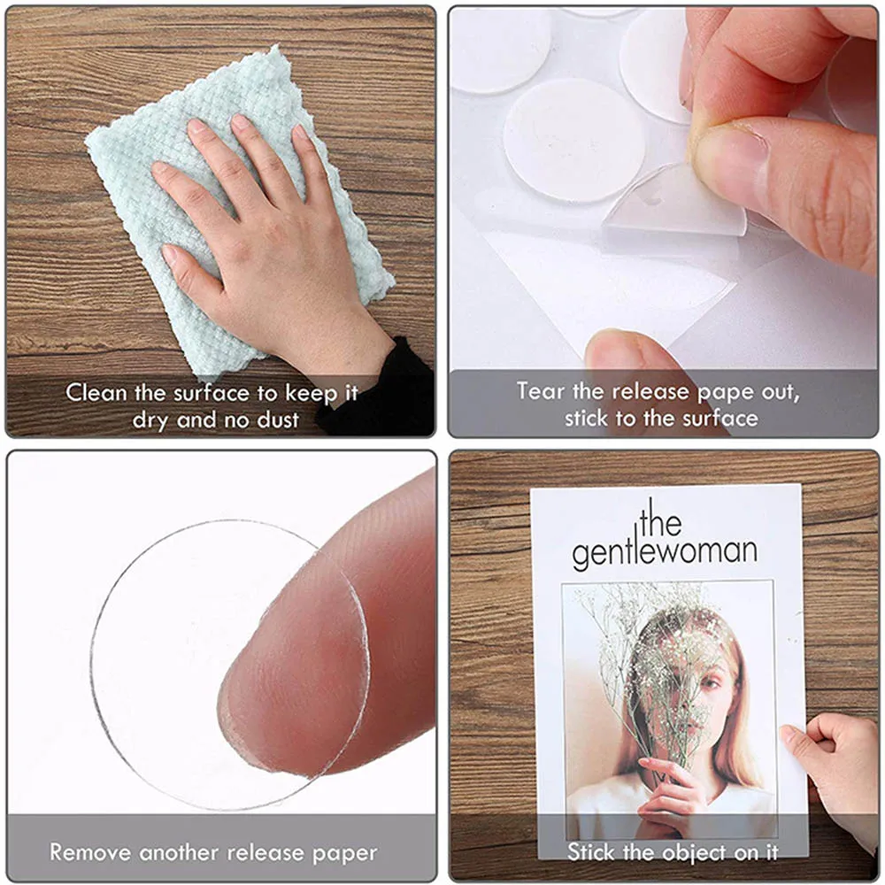 

Акриловая декоративная клейкая лента для скрапбукинга, канцелярские товары, палочка в горошек, двусторонняя клейкая лента, круглая наклейка в горошек