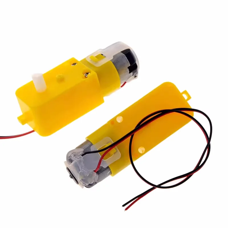 Колеса Smart Car Robot, 4 двигателя постоянного тока, 3-6 В, замедление TT + комплект колес, колесные двигатели