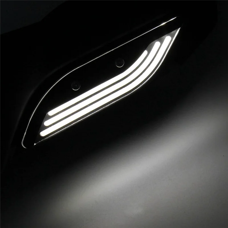 

NEW-LED Kit Motorcycles Hand Guard Decorative Lights Knuckle Guard For FJ-09 MT09 MT-09 TRACER 2014-2017