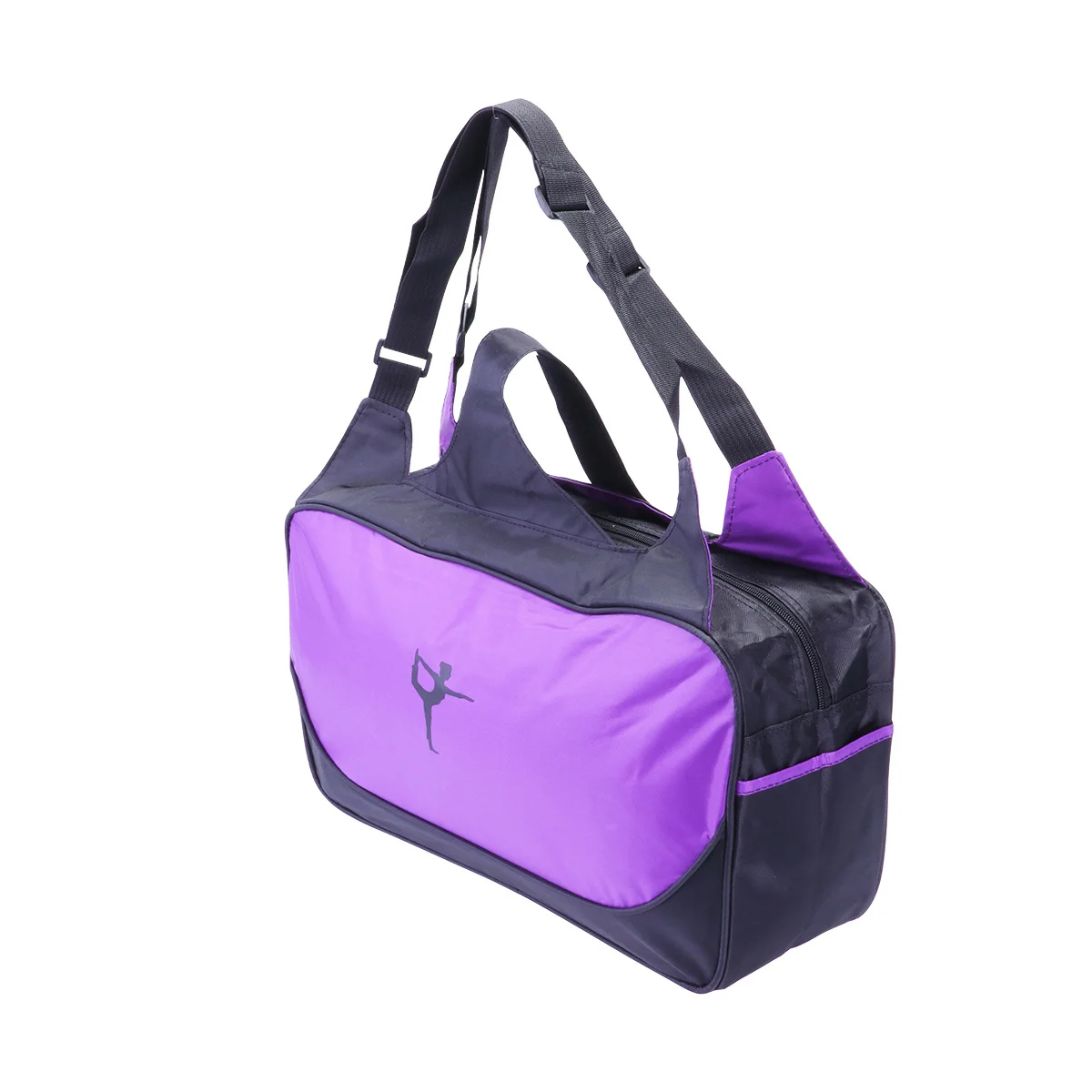Yoga Bag Large Capacity Lightweight Polyester Travel Handbag Removable Strap For Gym Sports Hiking Camping Airplane Carry