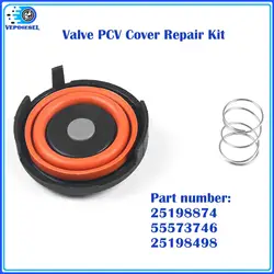1set 25198874 55573746 25198498 PCV Valve Cover Repair Kit Valve Cap with Membrane For 2011-2020 Chevrolet Cruze Sonic 1.4