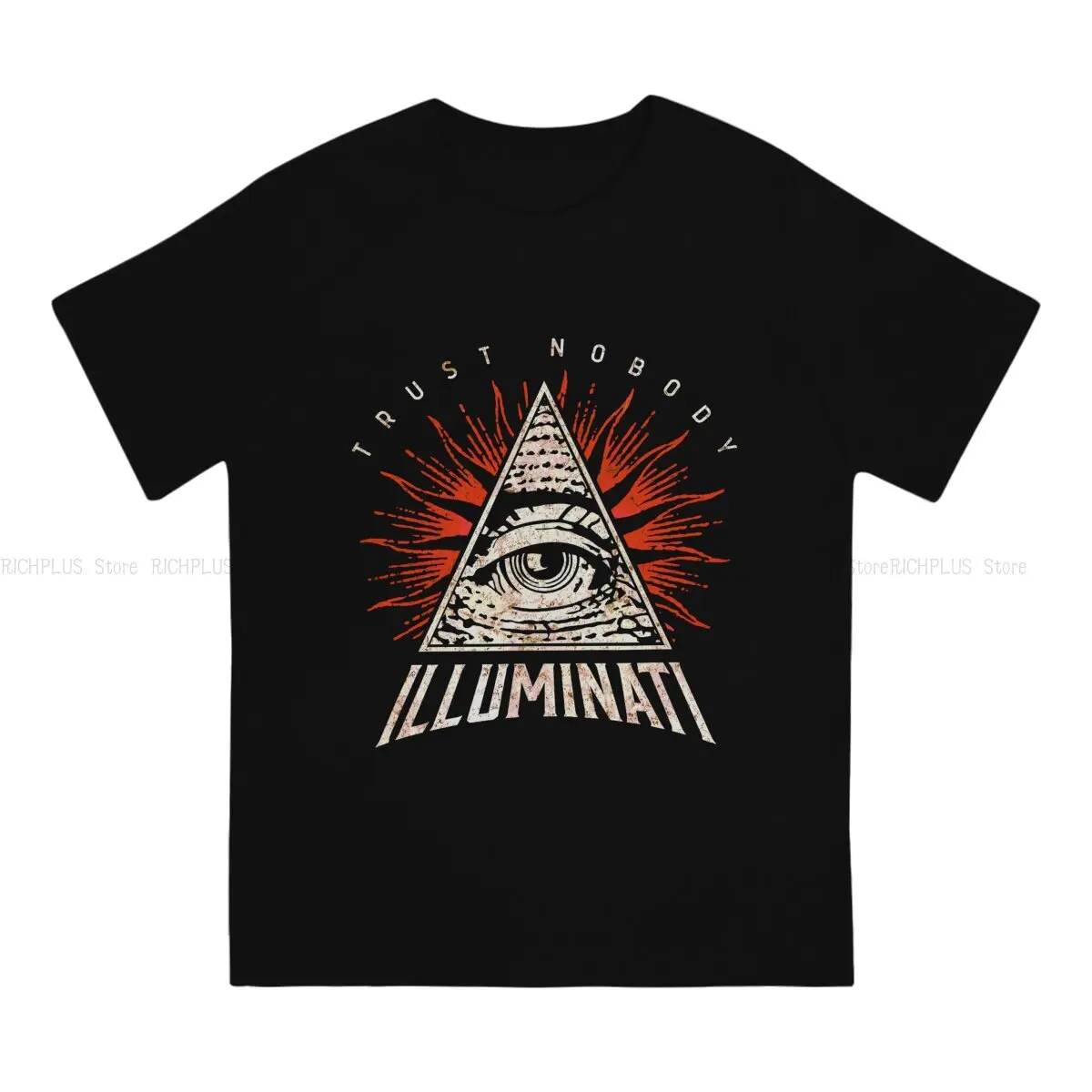 Eye Illuminati Man TShirt All Seeing Eye Fashion Polyester T Shirt Graphic Sweatshirts Hipster