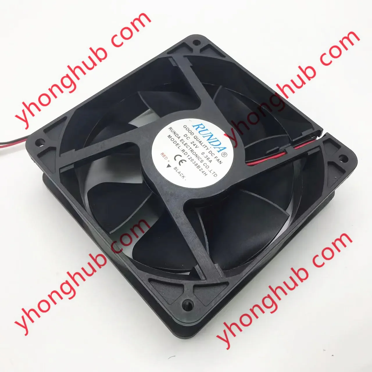 

RUNDA RD12038B24H DC 24 В 0,28 А 120x120x38 мм 2-проводной охлаждающий вентилятор для сервера