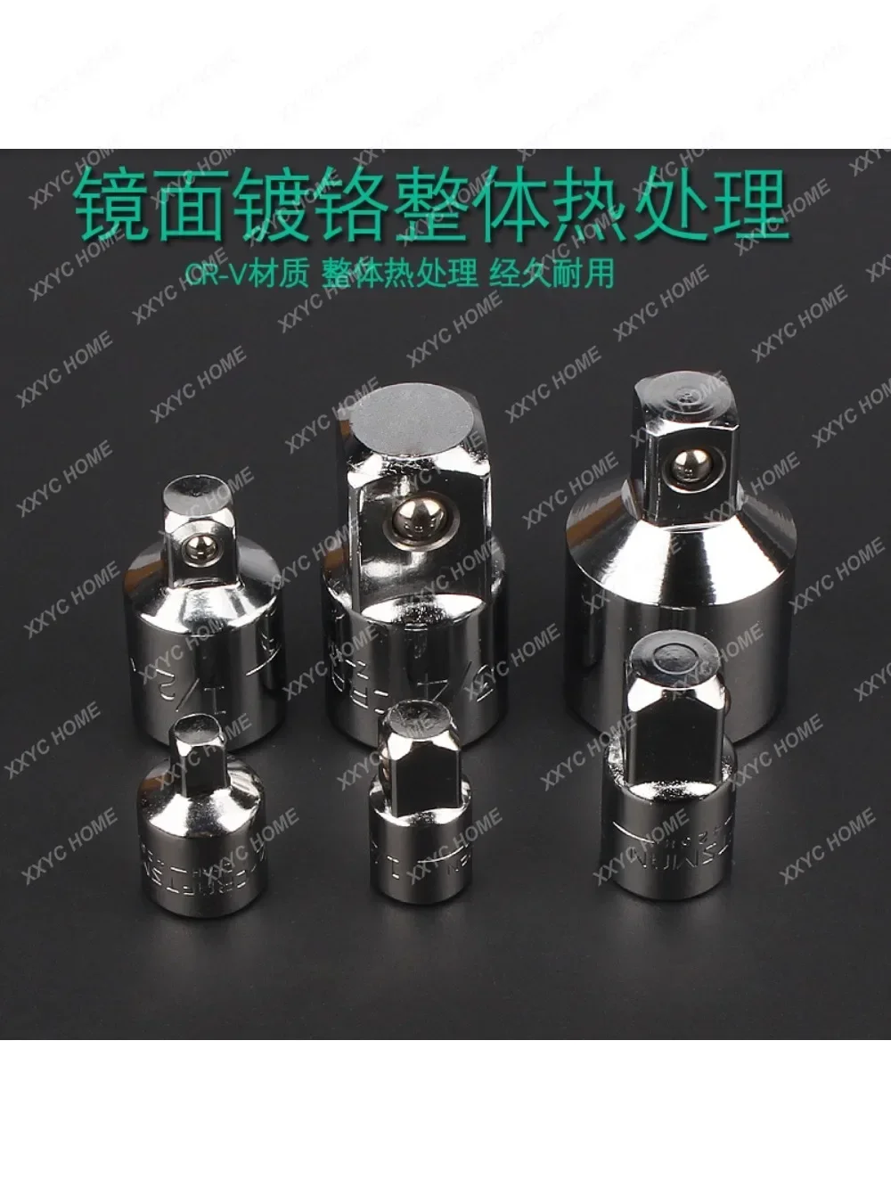 6-teiliger Hülsen-Umrüstanschluss, robuster Ratschenschlüssel