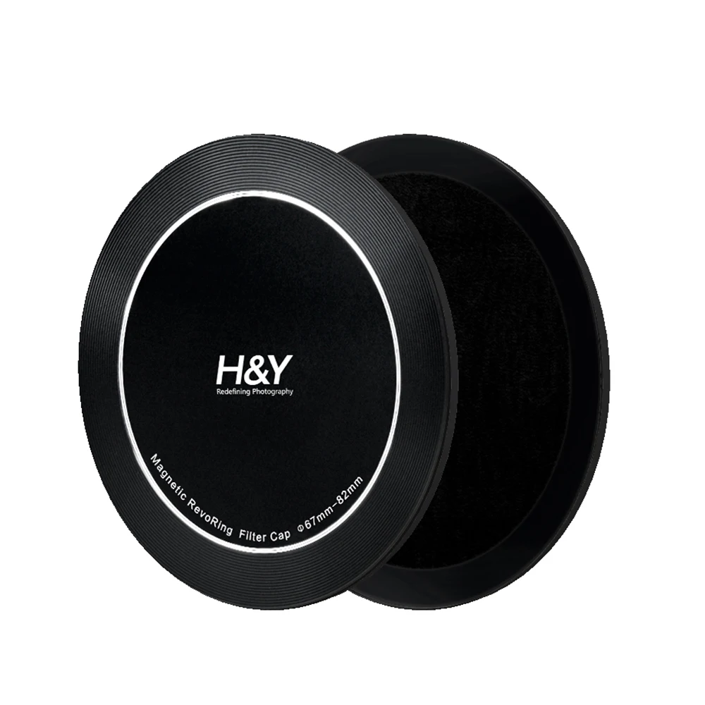 H&Y RevoRing Series Camera Lens Filter Cap Aluminium Front And Back Cap 67mm 72mm 77mm 82mm 95mm Only For RevoRing Filters