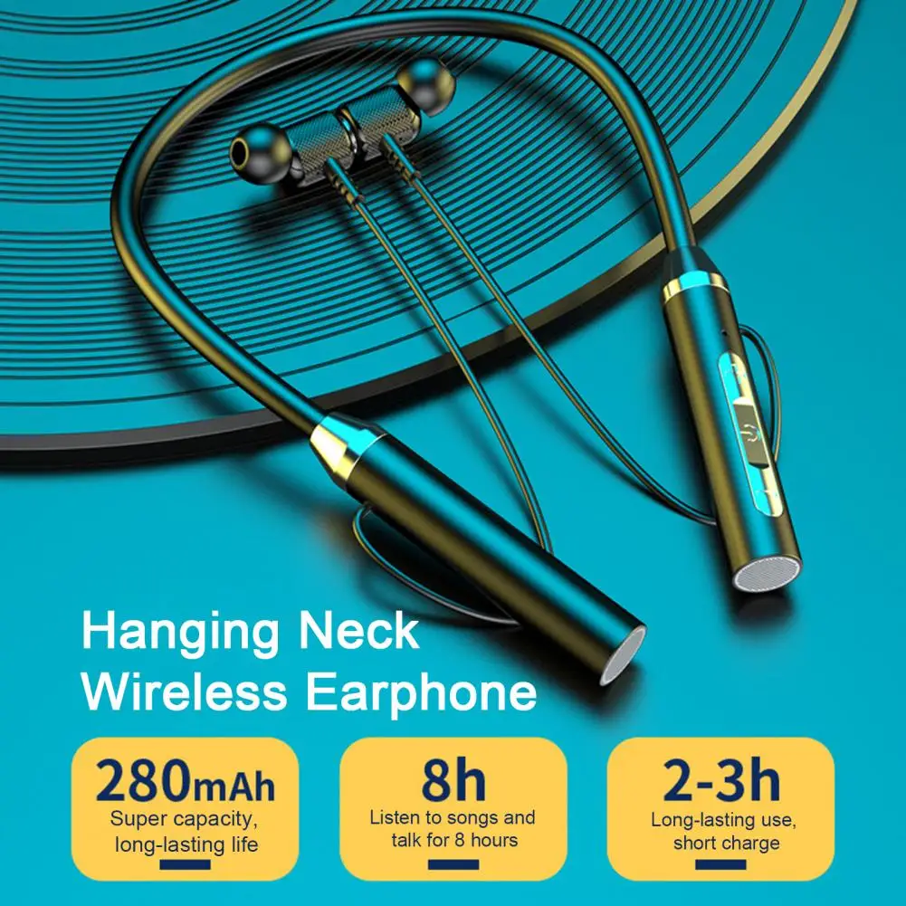 Hanging Neck Wireless Headphone Stereo Surround PX5 Waterproof Listen to Music Bluetooth-Compatible Earphone Sports Accessory