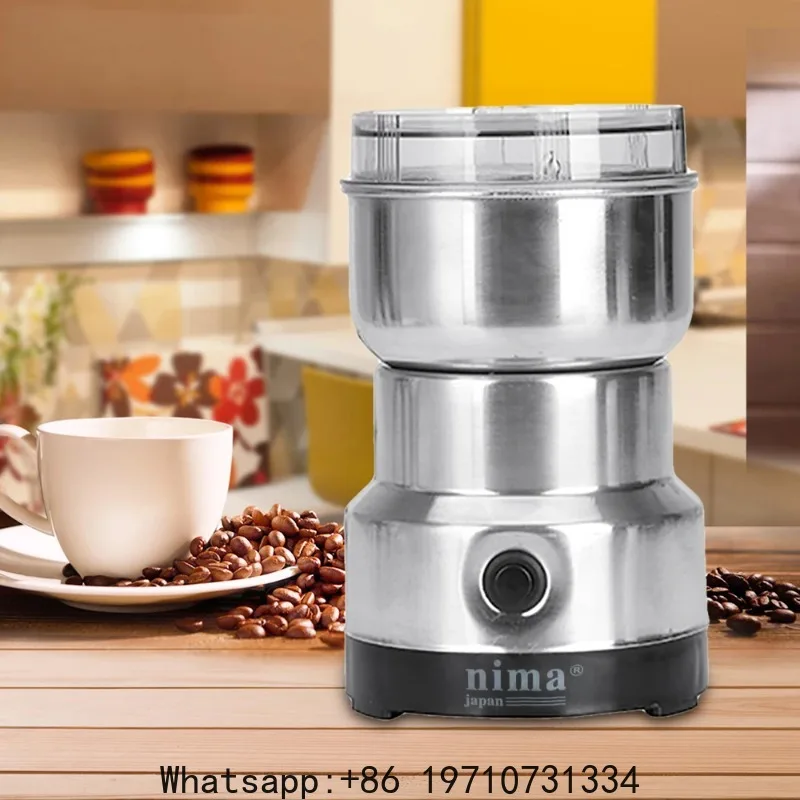 Smash Machine Electric Cereals Grain Grinder Mill Herbs Pulverizer Grinding Machine Tool Mental Electric Coffee Bean Grinder