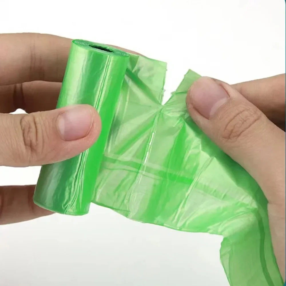 30 لفة الكلب أنبوب أكياس المتاح أكياس نفايات الحيوانات الأليفة الكلب أكياس النفايات تصميم الحيوانات الأليفة أنبوب نظيفة التقاط العظام حقيبة موزع أدوات