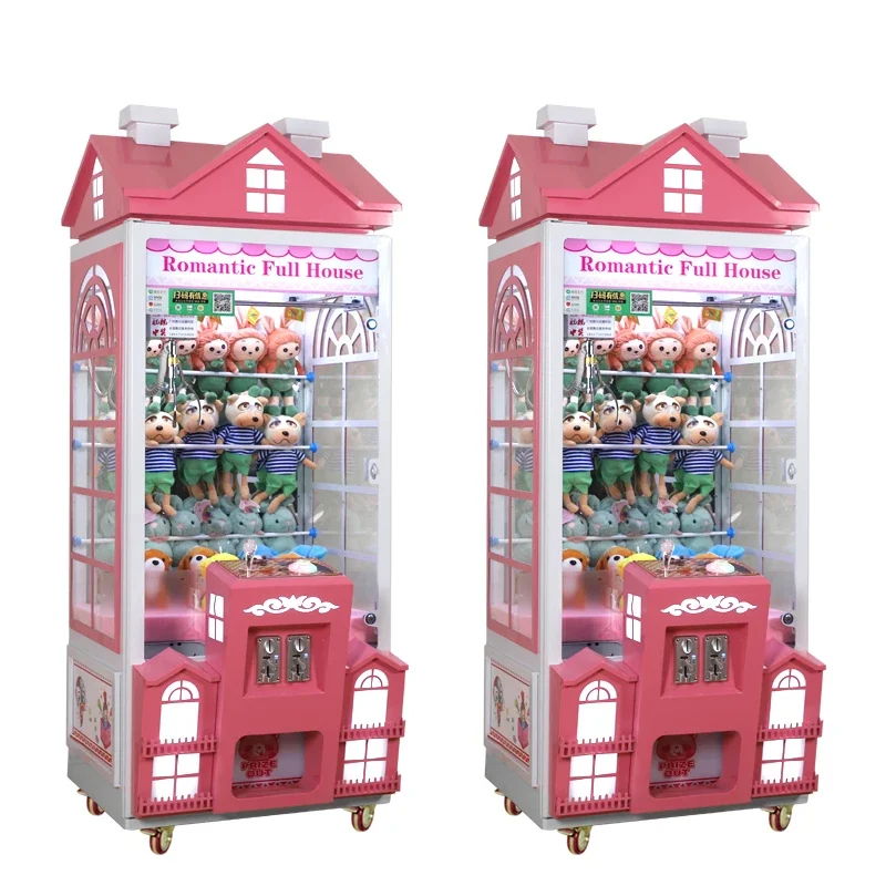 Doll grabbing machine Full transparent scanning code clip machine Large hanging Internet celebrity egg twisting machine Commer