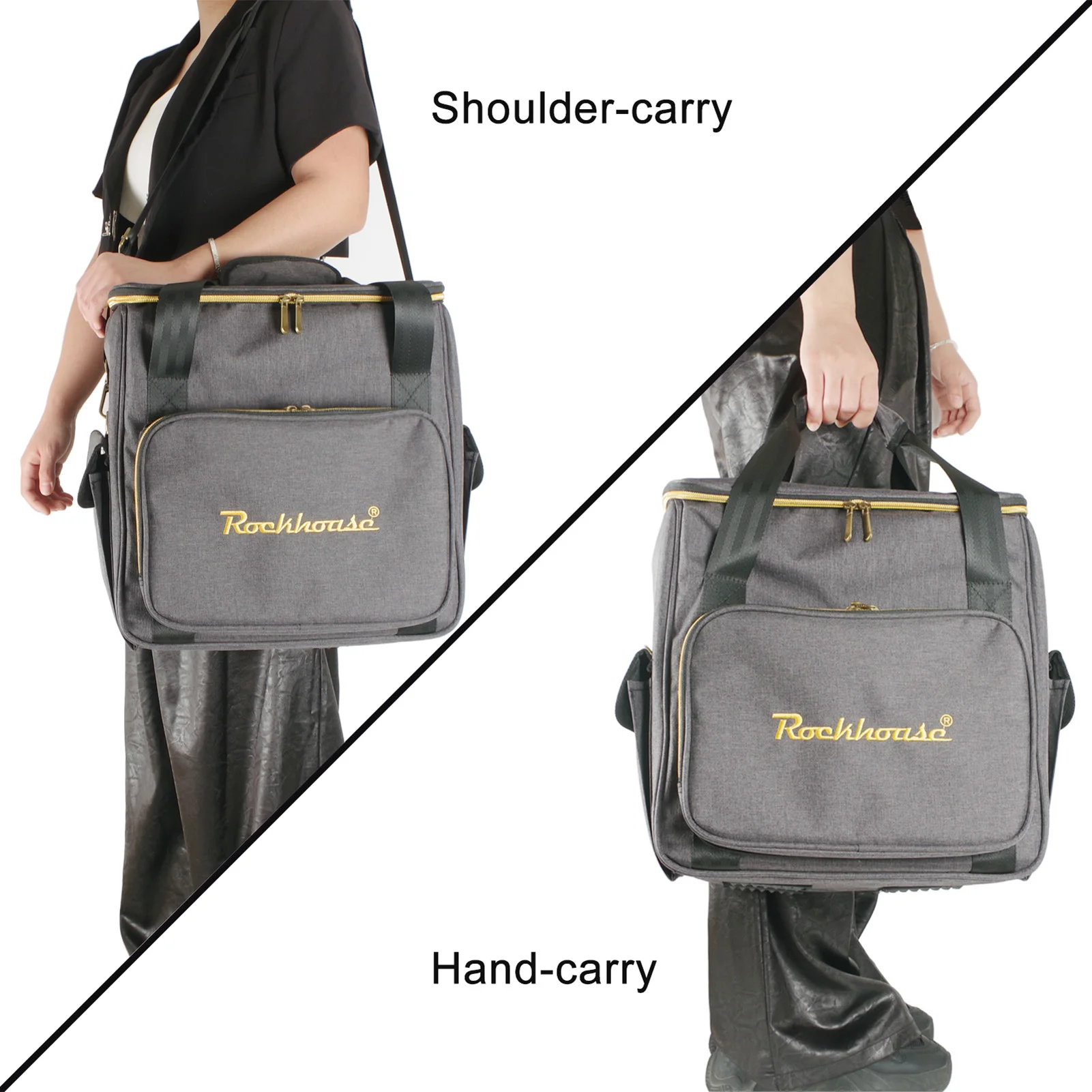 

Vinyl Record Travel Carrying Bag Protable Waterproof Vinyl Albums Storage Case Fit 45 Records 12" Albums Protective Record Bag