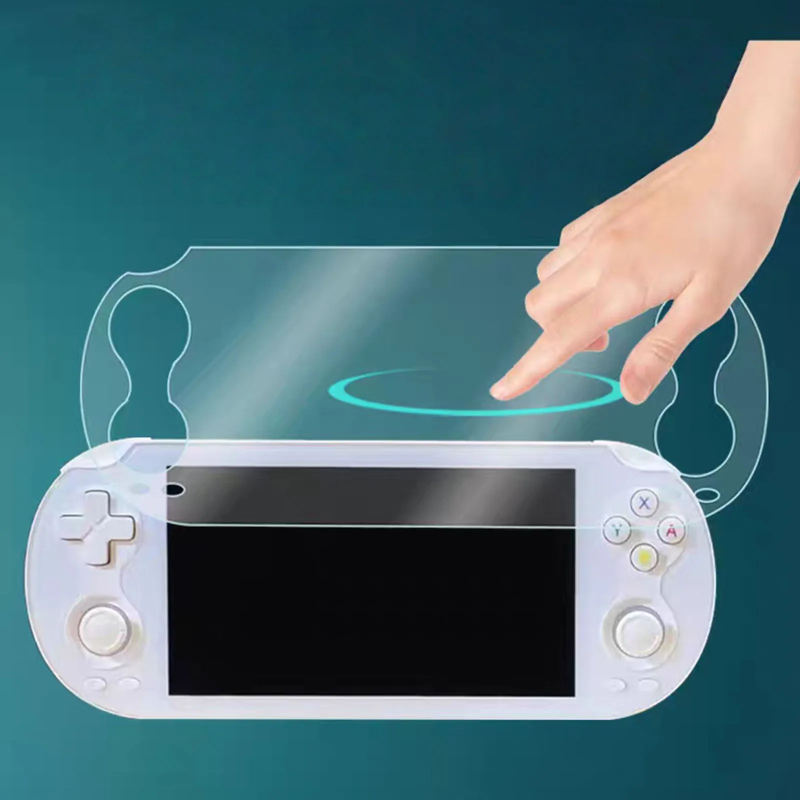 2Pcs Soft HD Film Protective Sticker for RG Vita Pro/RG Vita Handheld Game Console High-Definition Clear Film Anti-Fingerprint