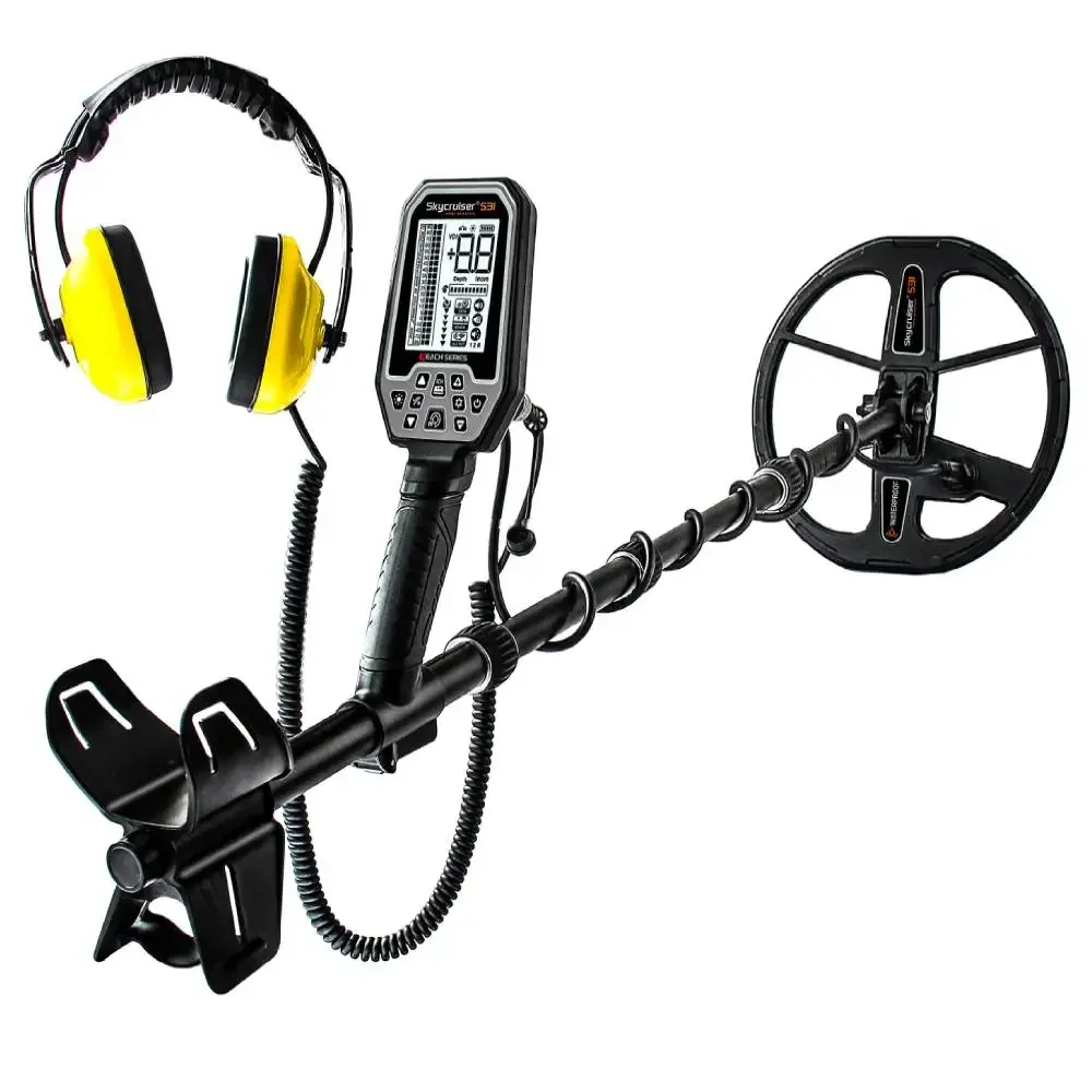 Professional S31 DISC Metal Detector 5m Depth Fully Waterproof Gold Prospecting Accurate ID Beach Hunter VLF-IB