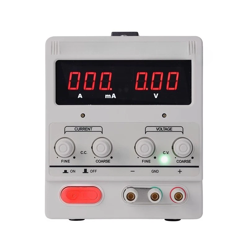 

Adjustable DC Power Supply 30V 10A, Digital Display Variable Voltage Regulator