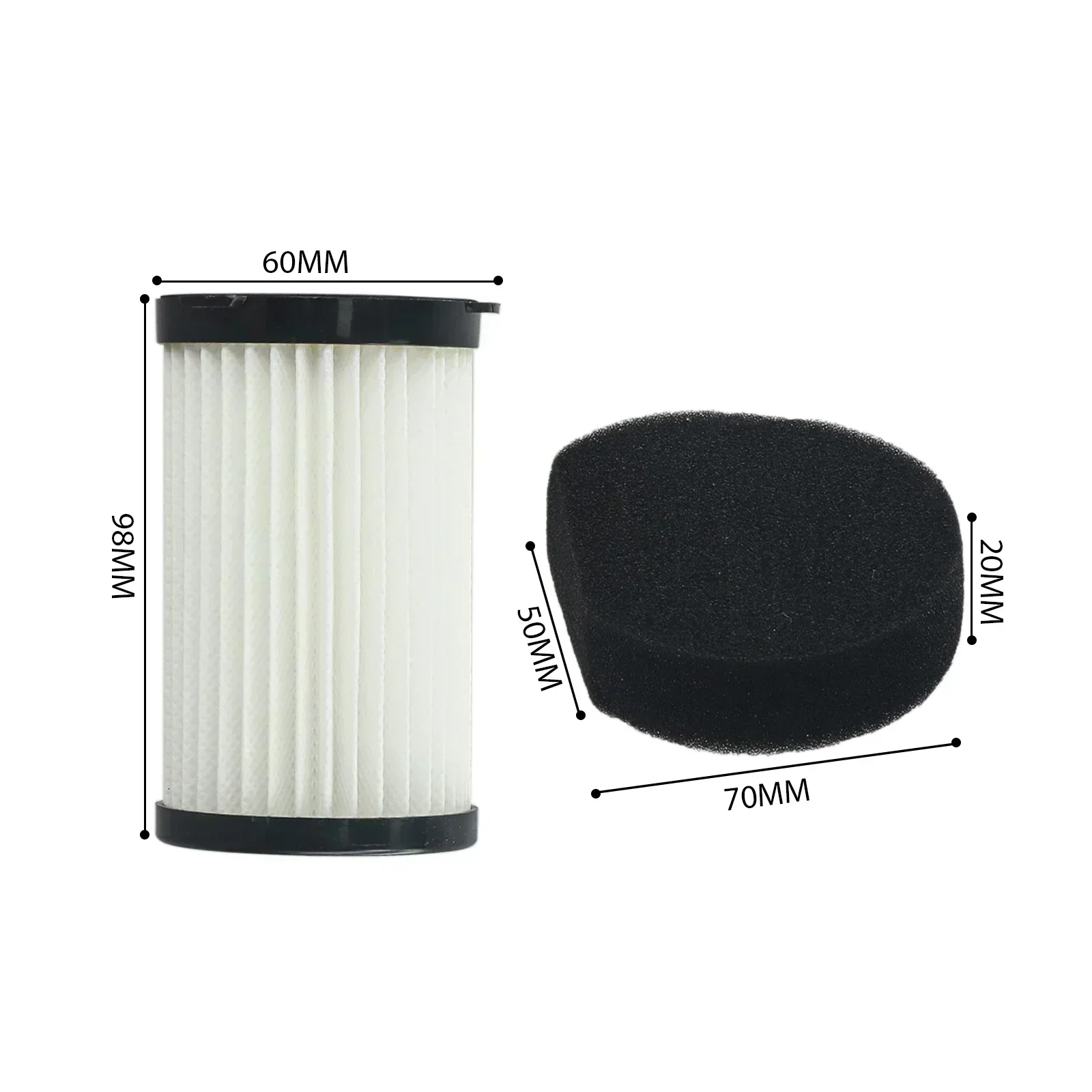 Vacuum Parts Filter 585-HF Fit For Riino EVolution V8 Reduce Dust 585F & 585J Vacuum Cleaner Washable Reusable