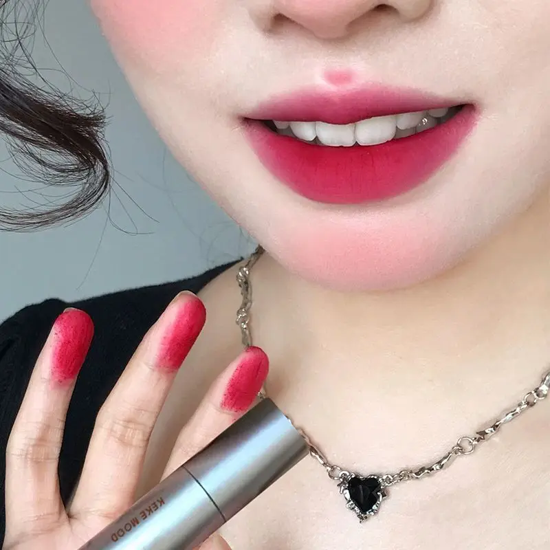 Matte Lip Gloss Mud Velvet Moisturizing Long Lasting Lipsticks Waterproof Non-Stick Cup Nude Lips Tint Makeup Cosmetics Beauty