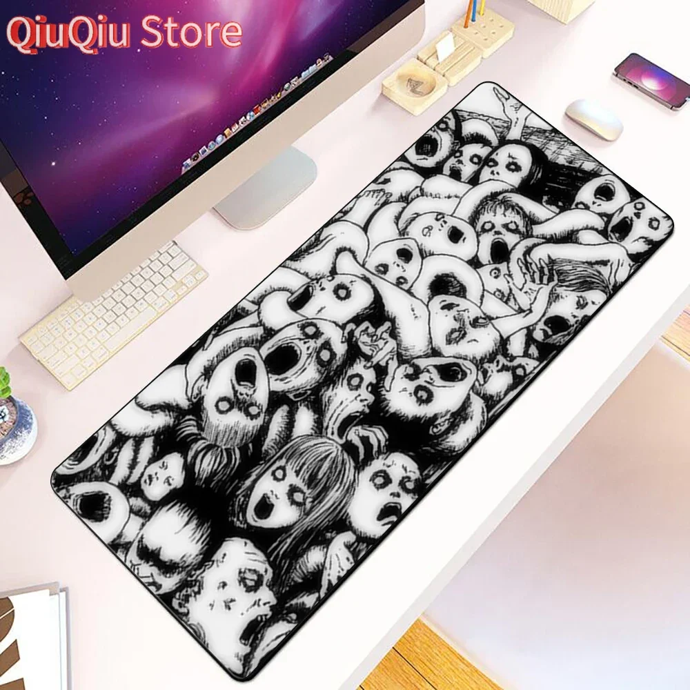 

Anime Manga Junji Ito Tomie Mousepad HD Printing Computer Gamers Locking Edge Non-slip Mouse Pad XXL90x40cm Keyboard PC Desk Pad