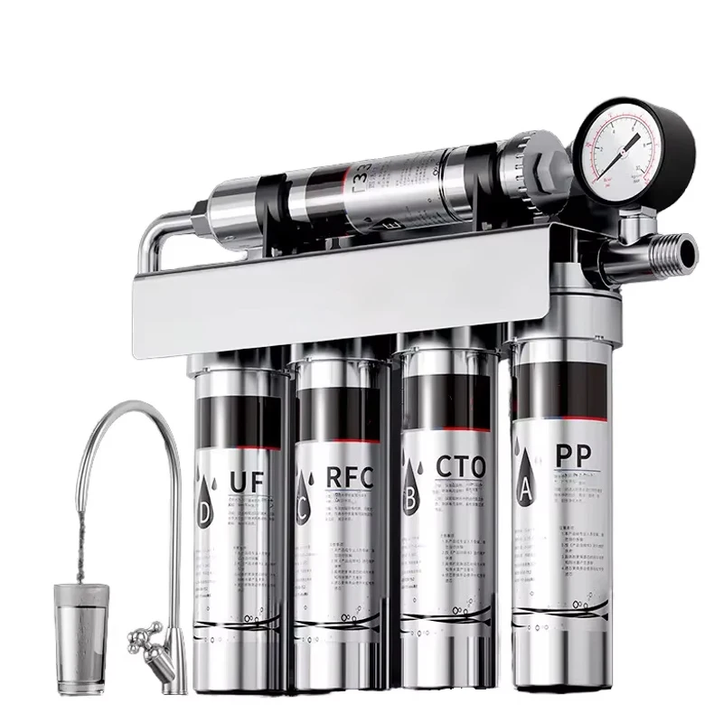 

Централизованная система очистки воды для всего дома: Ультрафильтрация, нержавеющая сталь 304, активированный уголь, прямые поставки с завода