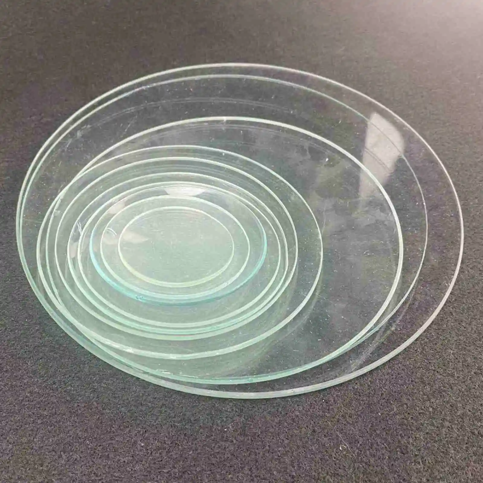 Diameter 45-200mm Watch Glass Beaker Cover Domed Hard Glass Lab Chemistry
