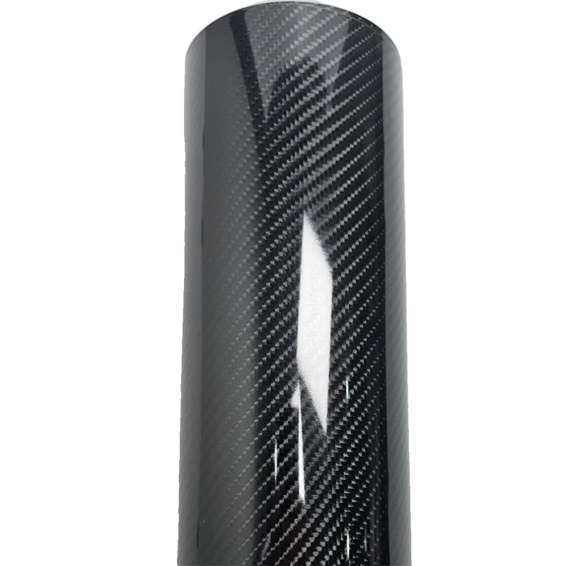 1.52 * 18M roll 6D carbon fiber film car interior dashboard decal interior color change bright mask car sticker