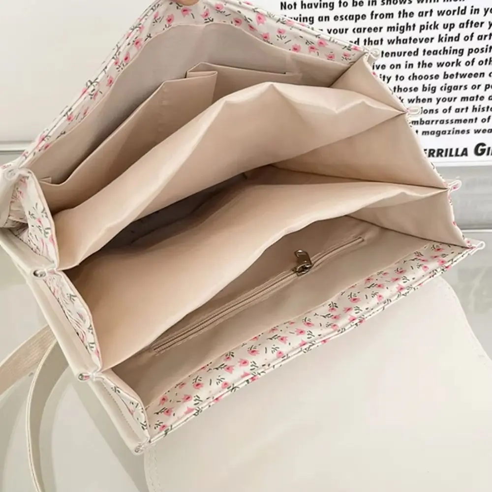 

Сумочка, модный рюкзак с клапаном, большой вместительный школьный рюкзак из искусственной кожи с клапаном на молнии, квадратный школьный рюкзак с цветком, женский рюкзак