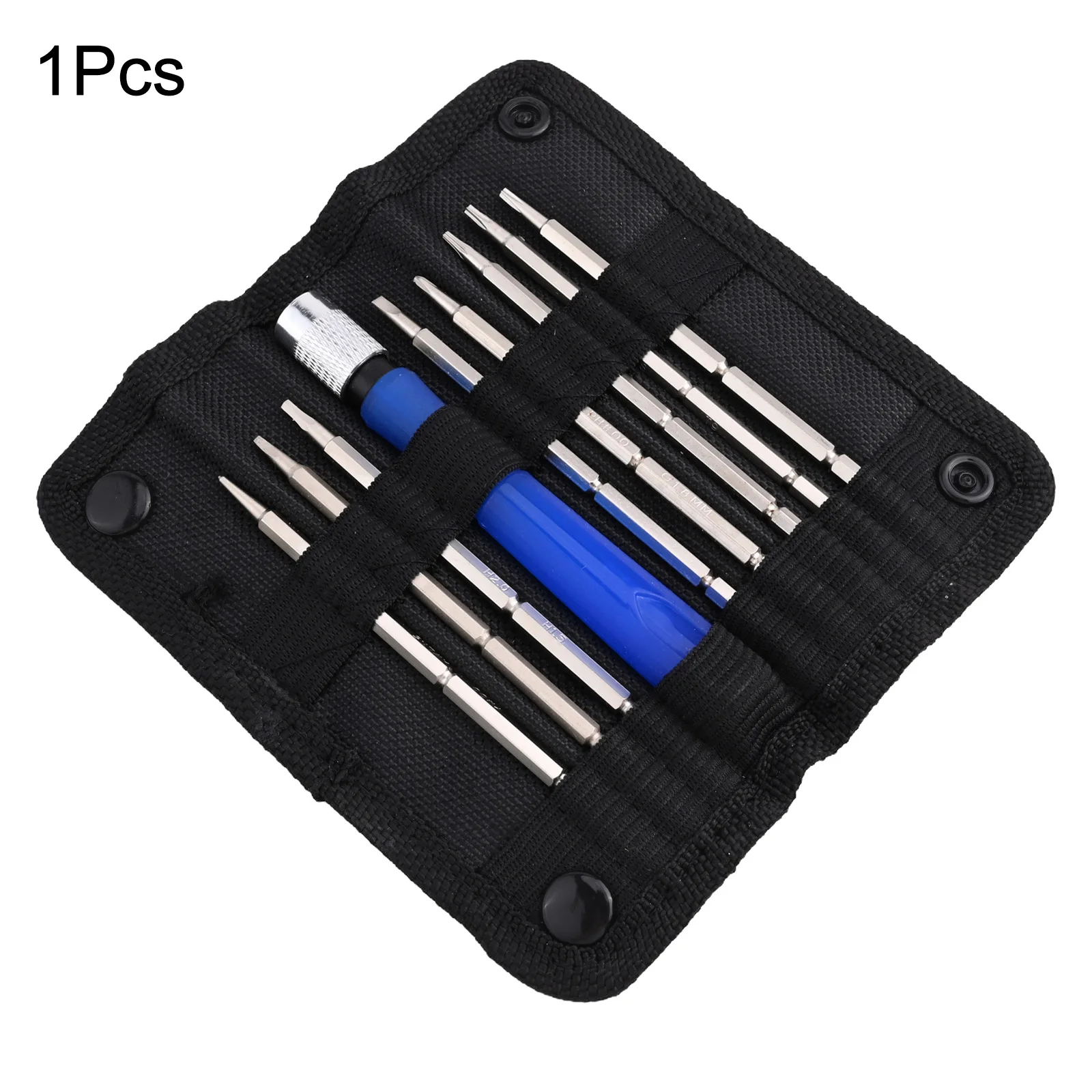

High Precision PC Phone Hex Bits Set High Precision Silver In Screwdriver Set Storage Bag Laptop Watch Glasses