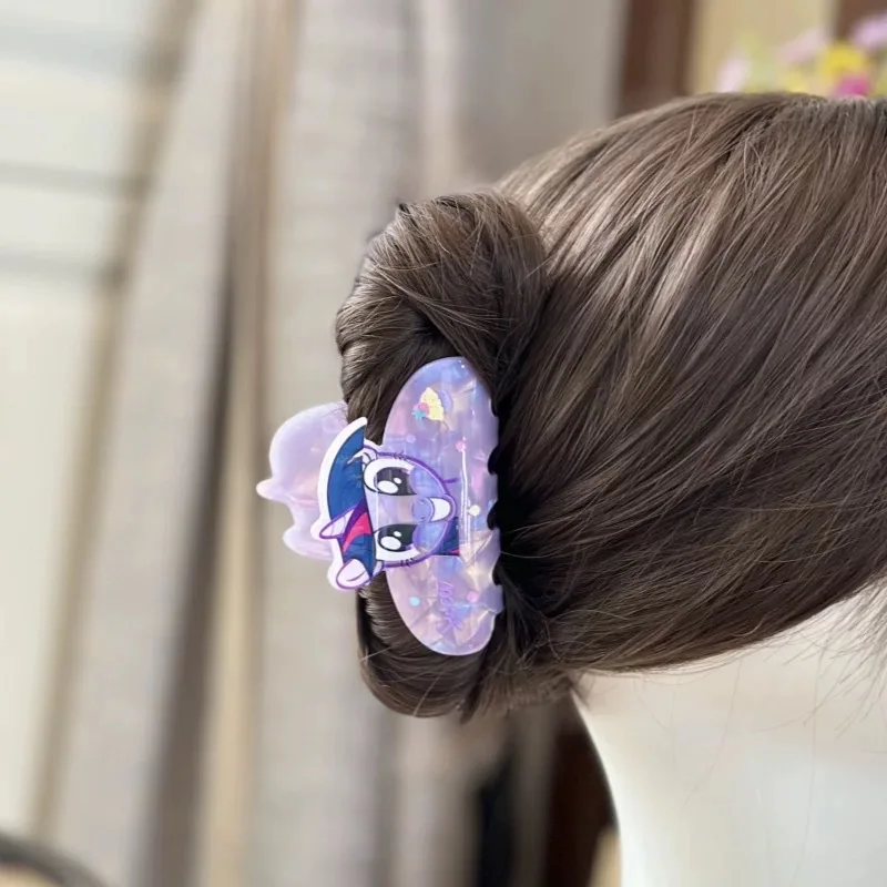 อะนิเมะ My Little Pony การ์ตูน Twilight Sparkle Apple แจ็คอุปกรณ์เสริมผมคลิปผมน่ารักสาวอุปกรณ์เสริมผม Shark คลิปของขวัญ